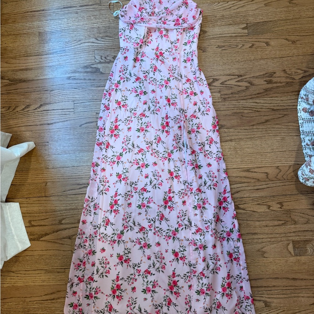 Birdy Grey chiffon Wild Rose Garden Mira Dress